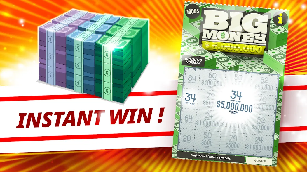 Lottery Scratchers - Winners [МОД: Все открыто, Дополнительные деньги и Меню MOD] Screenshot 2