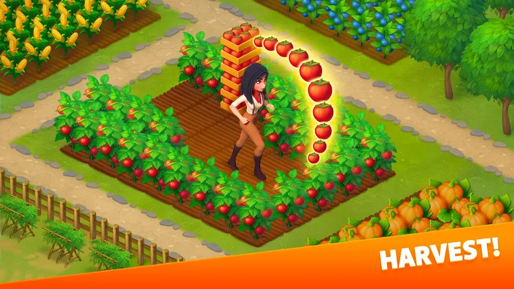 Klondike Adventures: Farm Game [МОД: Много денег, Монет и Все открыто] Screenshot 3