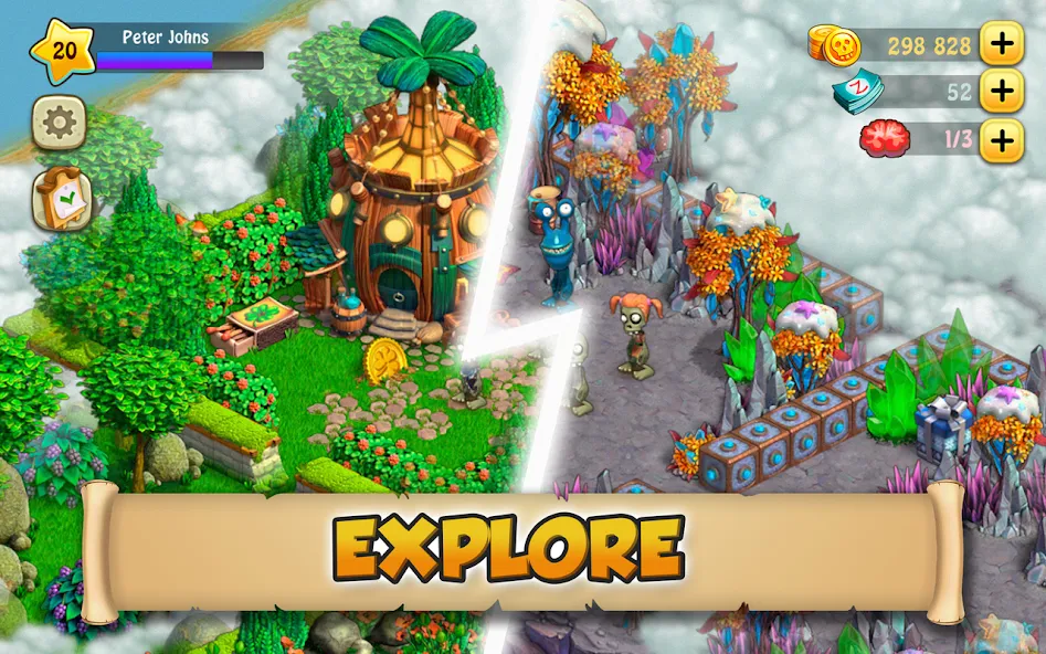 Zombie Castaways [МОД: Много денег, Монет и Все открыто] Screenshot 3