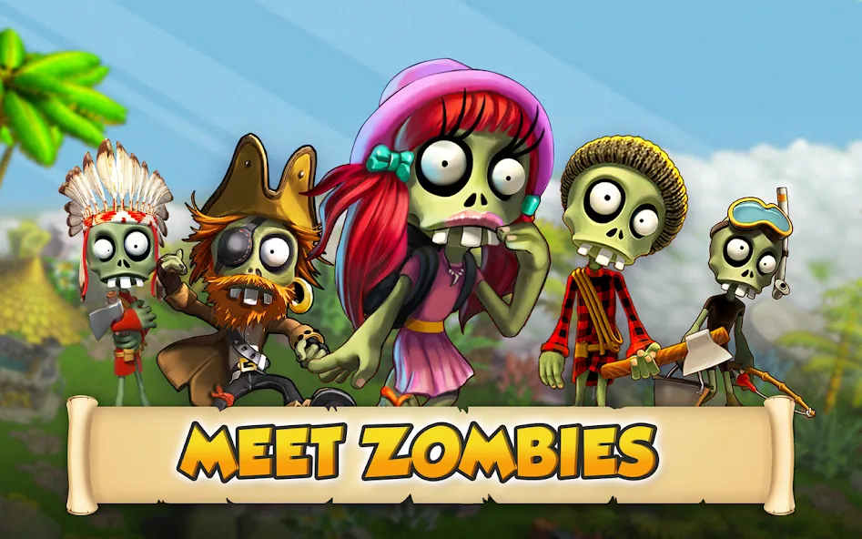 Zombie Castaways [МОД: Много денег, Монет и Все открыто] Screenshot 5