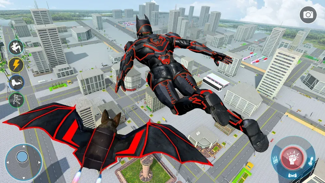Flying Bat Robot Car Transform (Флайинг Бэт Робот Кар Трансформ) [МОД: Деньги, Монеты и Меню MOD] Screenshot 2