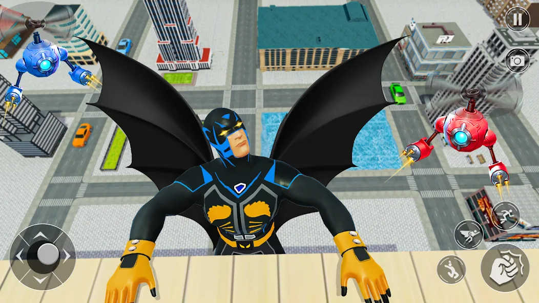 Flying Bat Robot Car Transform (Флайинг Бэт Робот Кар Трансформ) [МОД: Деньги, Монеты и Меню MOD] Screenshot 3