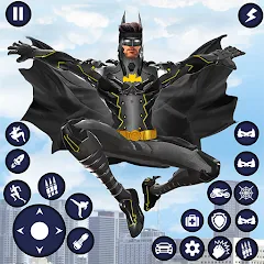 Скачать Flying Bat Robot Car Transform (Флайинг Бэт Робот Кар Трансформ) [МОД: Деньги, Монеты и Меню MOD] | Взлом Flying Bat Robot Car Transform на Андроид