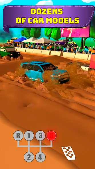 Mud Racing: 4х4 Off-Road (Мад Рейсинг) [МОД: Все открыто, Дополнительные деньги и Меню MOD] Screenshot 4