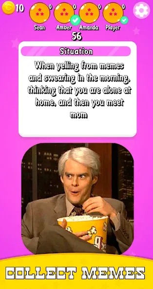 Meme Cards Collect Memes Game [МОД: Меню, Бесконечные монеты и Открытые уровни] Screenshot 4