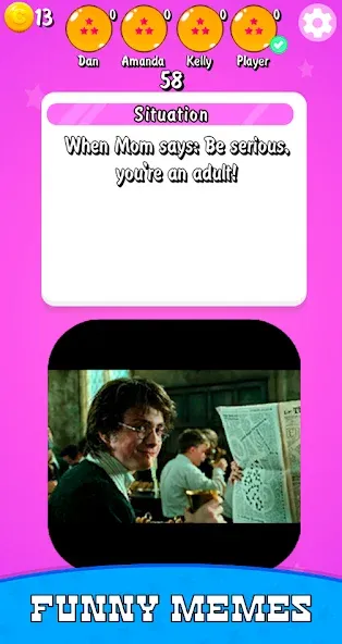 Meme Cards Collect Memes Game [МОД: Меню, Бесконечные монеты и Открытые уровни] Screenshot 5