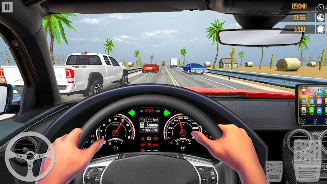 VR Traffic Racing In Car Drive (ВР Трафик Гонки на Автомобиле Вождения) [MOD: Premium/Unlocked] - Скриншот 2