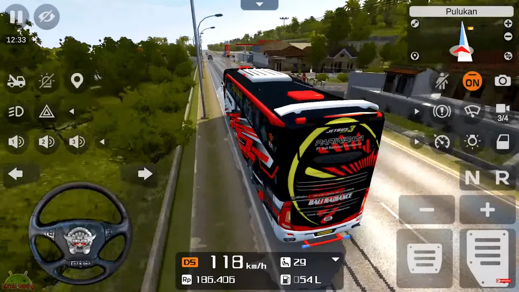 Coach Tourist Bus City Driving [МОД: Все открыто, Дополнительные деньги и Меню MOD] Screenshot 2