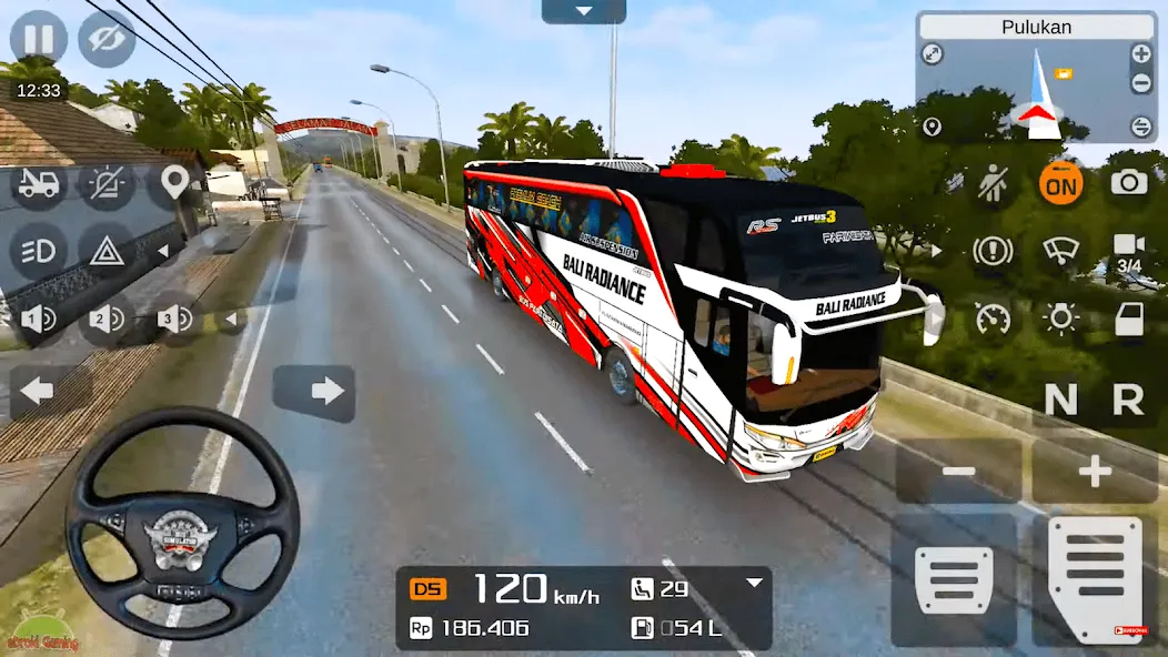 Coach Tourist Bus City Driving [МОД: Все открыто, Дополнительные деньги и Меню MOD] Screenshot 4