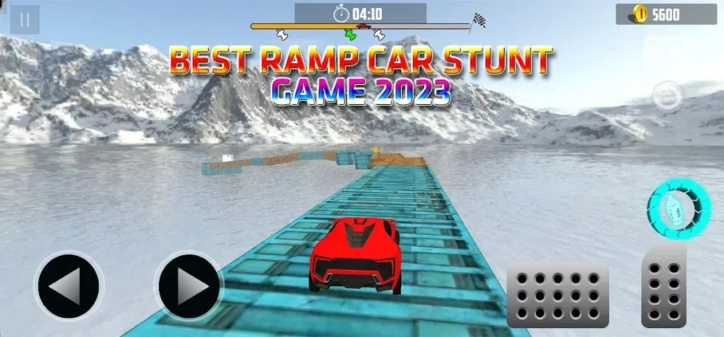 Ramp Car Stunt Challenge (Рамп Кар Стант Челлендж) [МОД: Бесконечные деньги, Монеты и Мега MOD] Screenshot 1