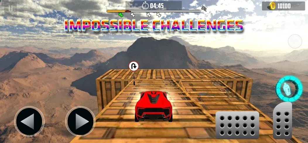 Ramp Car Stunt Challenge (Рамп Кар Стант Челлендж) [МОД: Бесконечные деньги, Монеты и Мега MOD] Screenshot 2