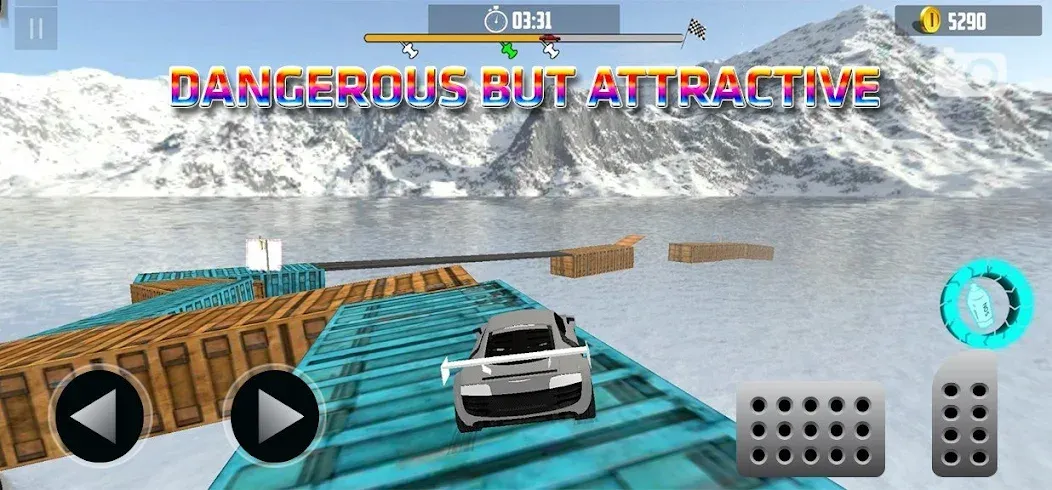 Ramp Car Stunt Challenge (Рамп Кар Стант Челлендж) [МОД: Бесконечные деньги, Монеты и Мега MOD] Screenshot 4