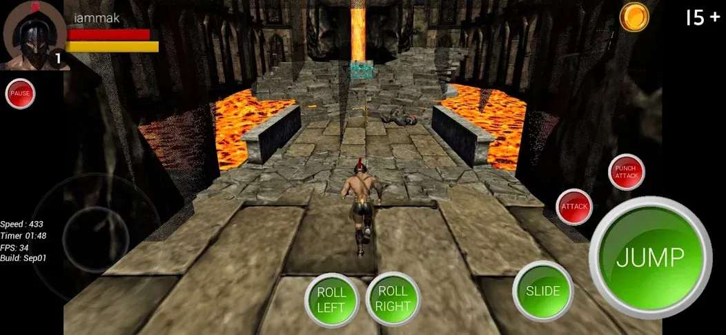 Vulcan Runner (Вулкан Раннер) [МОД: Много монет, Открытые уровни и Мега MOD] Screenshot 1