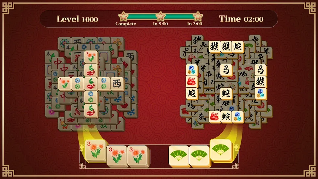 Mahjong Solitaire: 3 Tiles (Маджонг Классик) [MOD: Все разблокировано] - Скриншот 3
