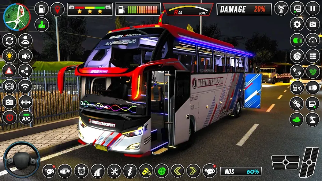 Euro Bus Simulator - Bus Games [МОД: Деньги, Монеты и Меню MOD] Screenshot 2