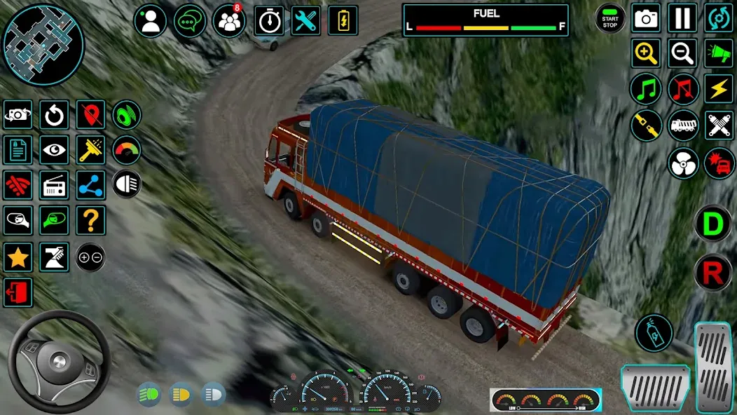 Indian Truck Offroad Cargo Sim (Индийский грузовик   ) [МОД: Много монет, Открытые уровни и Мега MOD] Screenshot 4