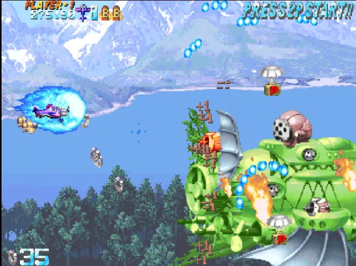 Progear- Airplane Shooter (Прогиа) [МОД: Все открыто, Дополнительные деньги и Меню MOD] Screenshot 2