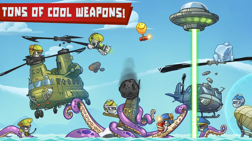 Warlings 2: Total Armageddon (Варлингс 2) [МОД: Все открыто, Дополнительные деньги и Меню MOD] Screenshot 3