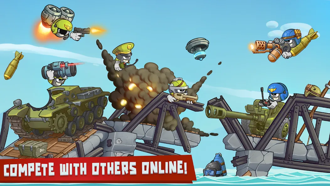 Warlings 2: Total Armageddon (Варлингс 2) [МОД: Все открыто, Дополнительные деньги и Меню MOD] Screenshot 5
