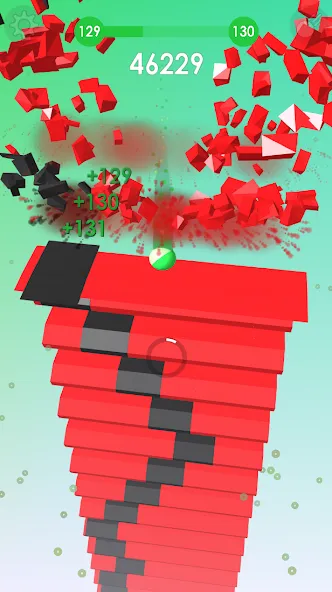 Ball: Blast colorful bricks 3d [МОД: Много денег, Монет и Все открыто] Screenshot 2