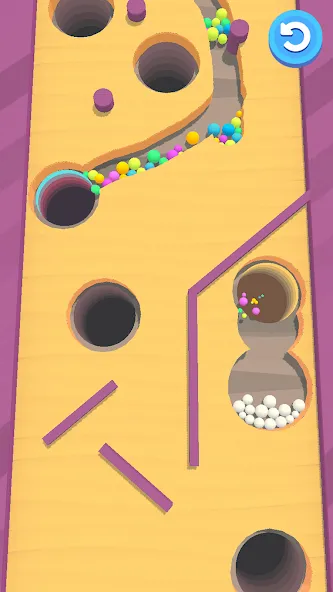 Sand Balls - Puzzle Game (Сэнд Боллс) [МОД: Бесконечные деньги, Монеты и Мега MOD] Screenshot 3