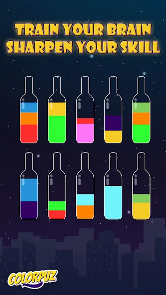 Colorpuz - Water Sort Puzzle (Колорпаз) [МОД: Все открыто, Дополнительные деньги и Меню MOD] Screenshot 2