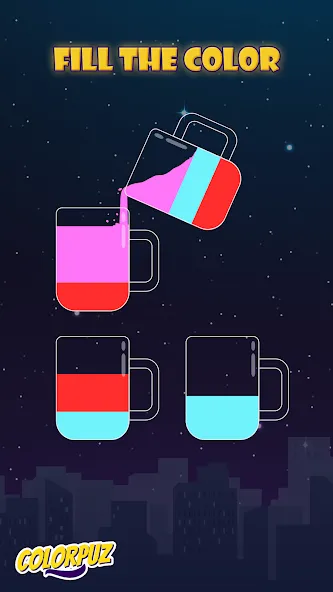 Colorpuz - Water Sort Puzzle (Колорпаз) [МОД: Все открыто, Дополнительные деньги и Меню MOD] Screenshot 5