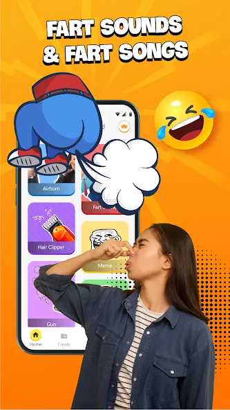 Prank Sounds Haircut, Air Horn [MOD: Mega Mod/Меню] - Скриншот 3