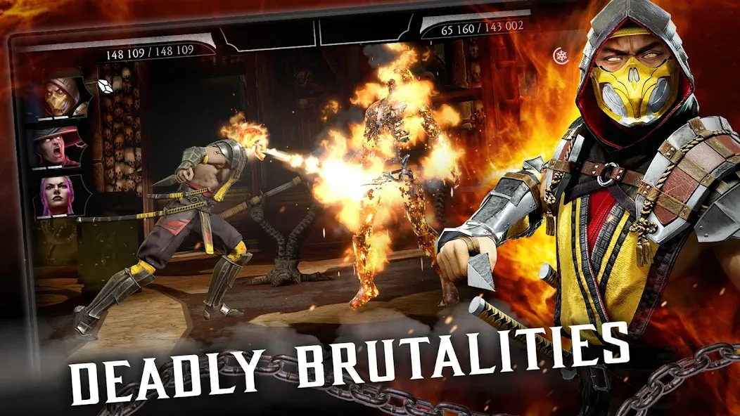 Mortal Kombat (МОРТАЛ КОМБАТ) [МОД: Много денег, Монет и Все открыто] Screenshot 1