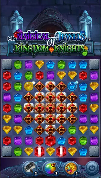 Jewels of Kingdom Knights (Джуэлз оф Кингдом Найтс) [МОД: Много монет, Открытые уровни и Мега MOD] Screenshot 4