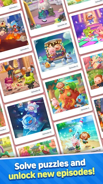 Anipang Match (Анипанг Матч) [МОД: Деньги, Монеты и Меню MOD] Screenshot 4