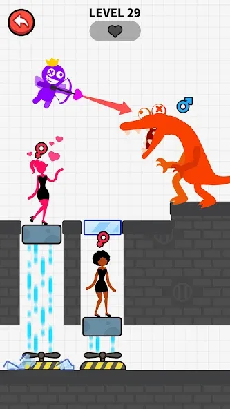 Love Archer rainbow monster (Лав Арчер райнбоу монстер) [МОД: Деньги, Монеты и Меню MOD] Screenshot 3
