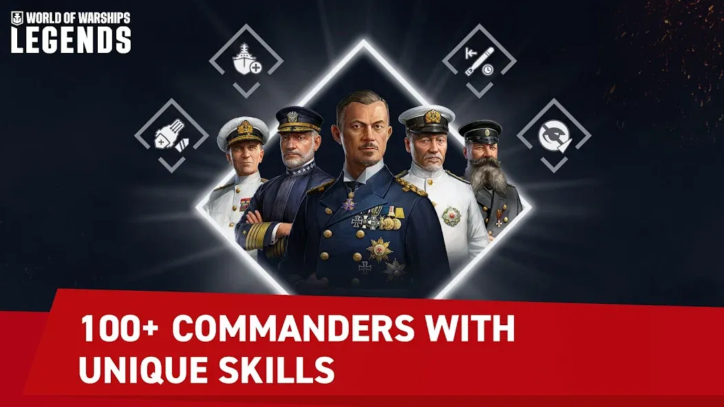 World of Warships Legends PvP (Ворлд оф Варшипс Легендс) [МОД: Много денег, Монет и Все открыто] Screenshot 2