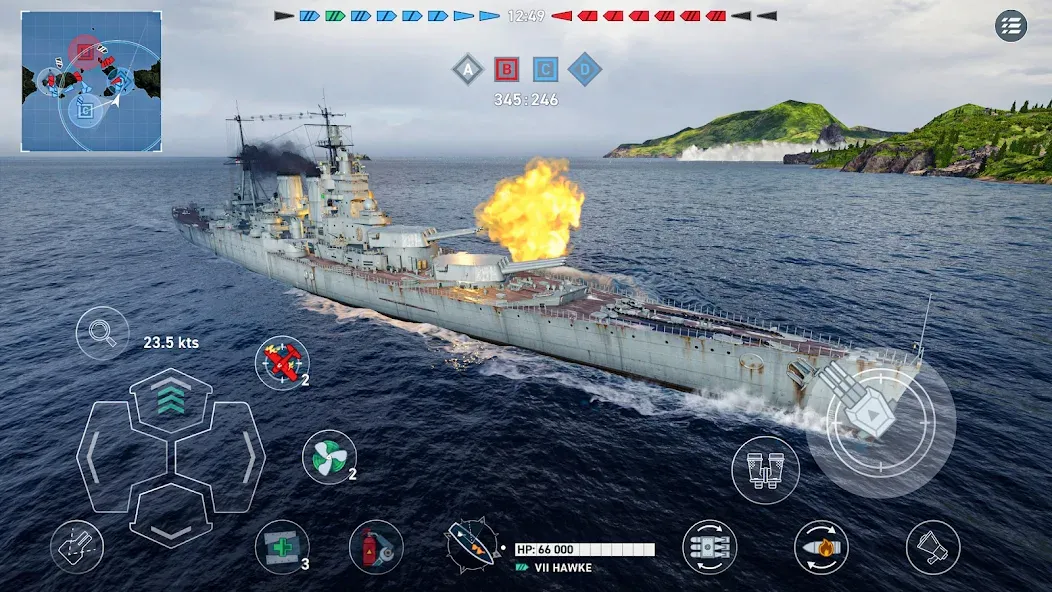 World of Warships Legends PvP (Ворлд оф Варшипс Легендс) [МОД: Много денег, Монет и Все открыто] Screenshot 5