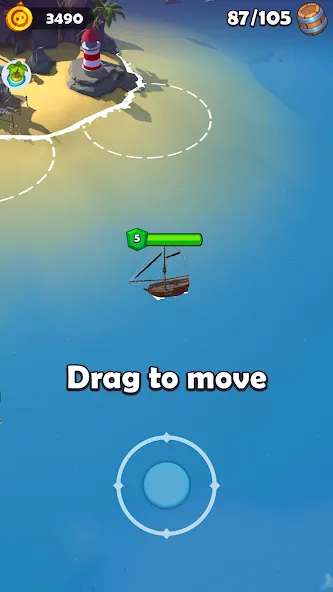Pirate Raid - Caribbean Battle (Пиратское налетении) [МОД: Много денег, Монет и Все открыто] Screenshot 1