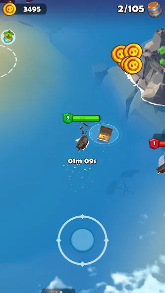 Pirate Raid - Caribbean Battle (Пиратское налетении) [МОД: Много денег, Монет и Все открыто] Screenshot 3
