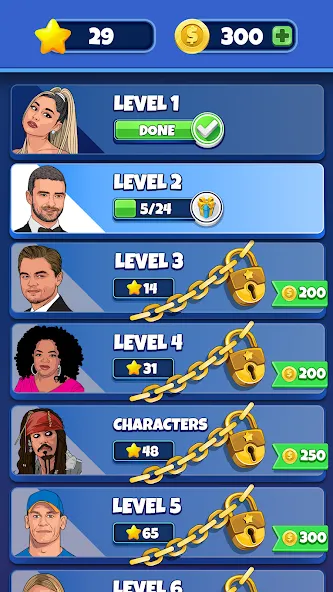 Who is it? Celeb Quiz Trivia [МОД: Меню, Бесконечные монеты и Открытые уровни] Screenshot 2
