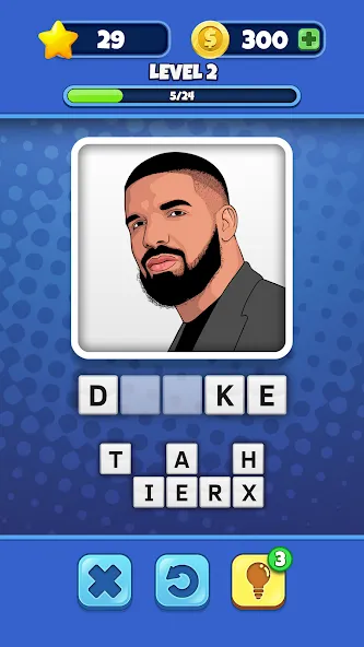 Who is it? Celeb Quiz Trivia [МОД: Меню, Бесконечные монеты и Открытые уровни] Screenshot 4