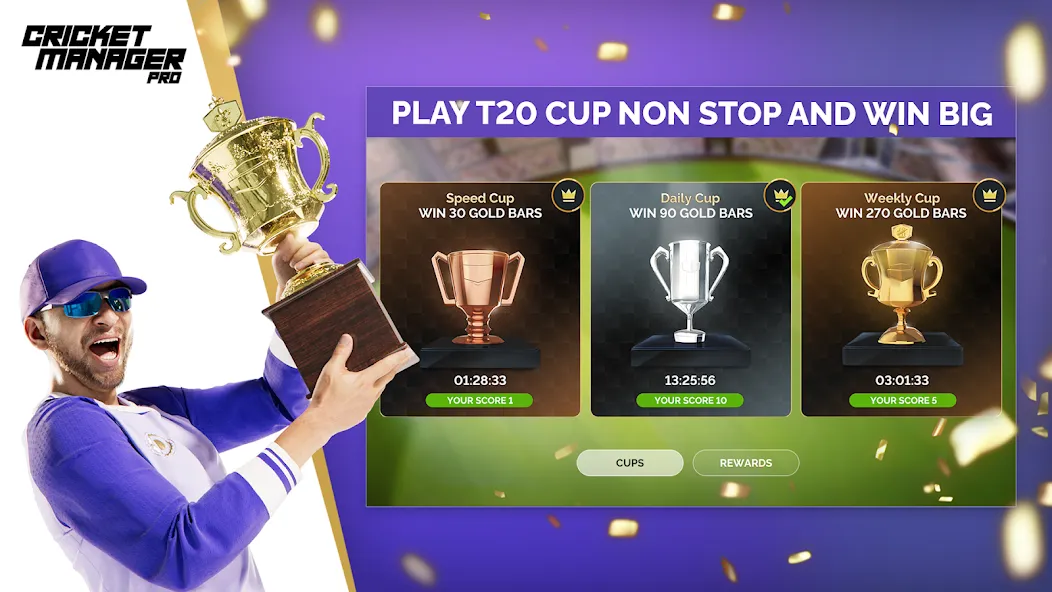 Cricket Manager Pro 2023 (Крикет Менеджер Про 2023) [МОД: Деньги, Монеты и Меню MOD] Screenshot 2