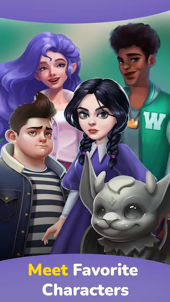 Weekday Merge: Mansion Mystery [МОД: Все открыто, Дополнительные деньги и Меню MOD] Screenshot 4