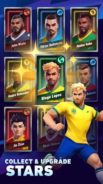 AFK Football: RPG Soccer Games [МОД: Много денег, Монет и Все открыто] Screenshot 2