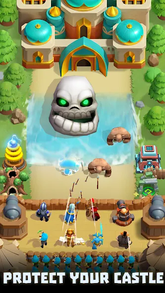 Wild Castle: Tower Defense TD (Уайлд Кастл ТД) [МОД: Бесконечные деньги, Монеты и Мега MOD] Screenshot 2
