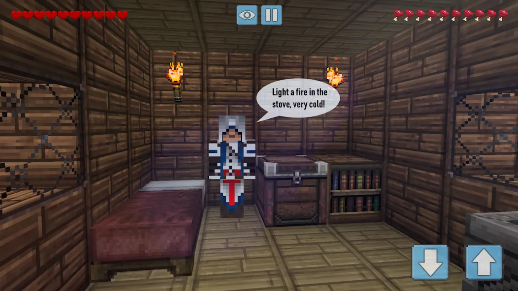 Winter Craft - Block Craft (Винтер Крафт) [МОД: Много денег, Монет и Все открыто] Screenshot 2