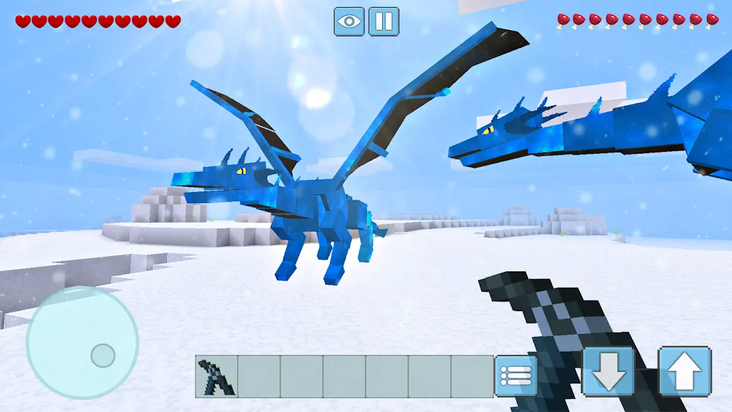 Winter Craft - Block Craft (Винтер Крафт) [МОД: Много денег, Монет и Все открыто] Screenshot 4
