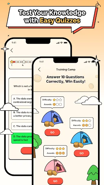Witcoin: Web3 Play to Learn (Виткоин) [МОД: Много денег, Монет и Все открыто] Screenshot 2