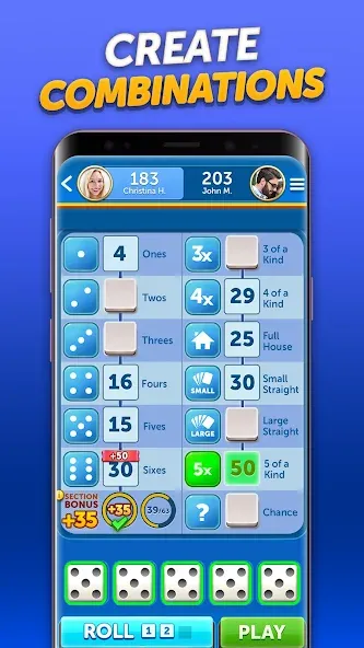 Dice With Buddies™ Social Game (Дайс вместе с друзьями Социальная игра) [МОД: Деньги, Монеты и Меню MOD] Screenshot 3
