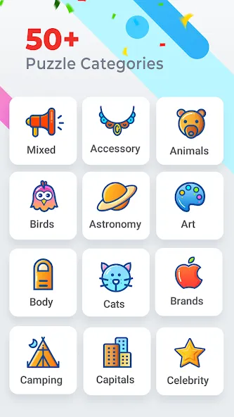 Word Search Colorful [МОД: Много денег, Монет и Все открыто] Screenshot 3
