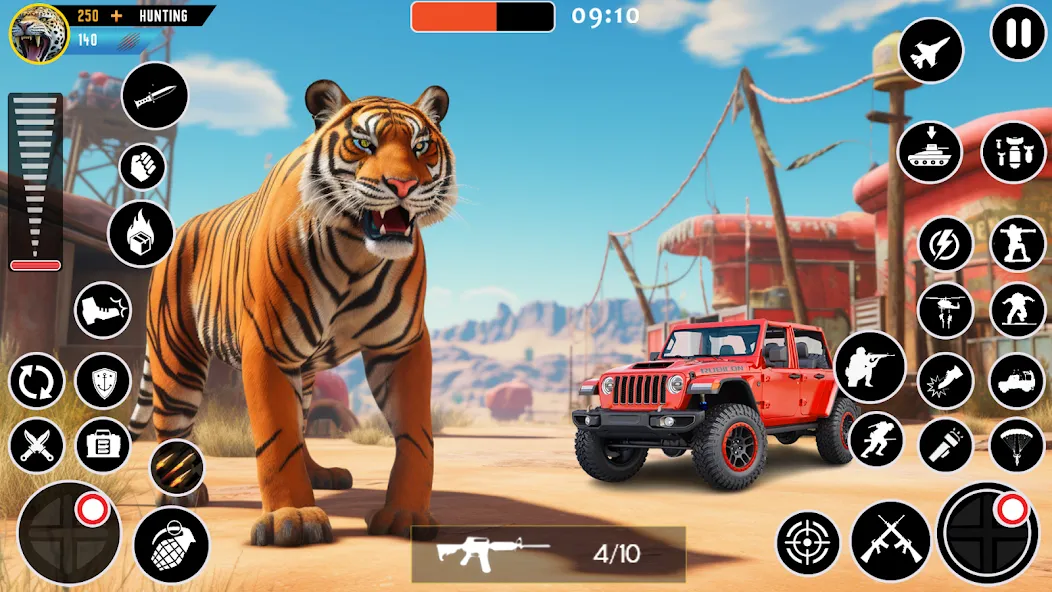 Wild Animal Deer Hunting Games (Охота на диких зверей с оружием  игры) [МОД: Все открыто, Дополнительные деньги и Меню MOD] Screenshot 2