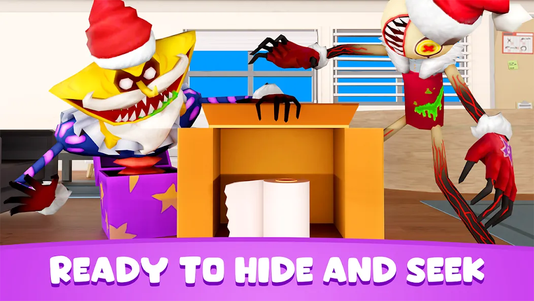 Hide and Go Seek: Monster Hunt (Хайд энд Гоу Сик) [МОД: Меню, Бесконечные монеты и Открытые уровни] Screenshot 1