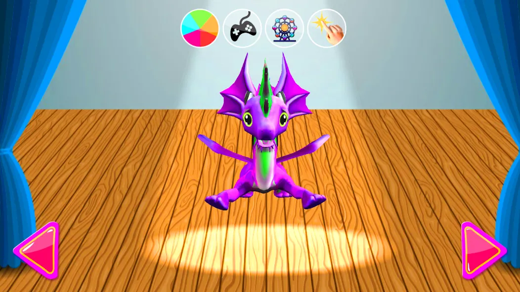Talking Dragon Family (Талкинг Драгон Фэмели   ) [МОД: Деньги, Монеты и Меню MOD] Screenshot 2